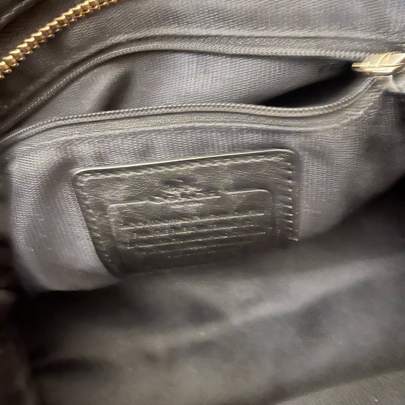 Coach Mini Crosby Carryall Handbag Black Leather Logo 33537 - Picture 15 of 16